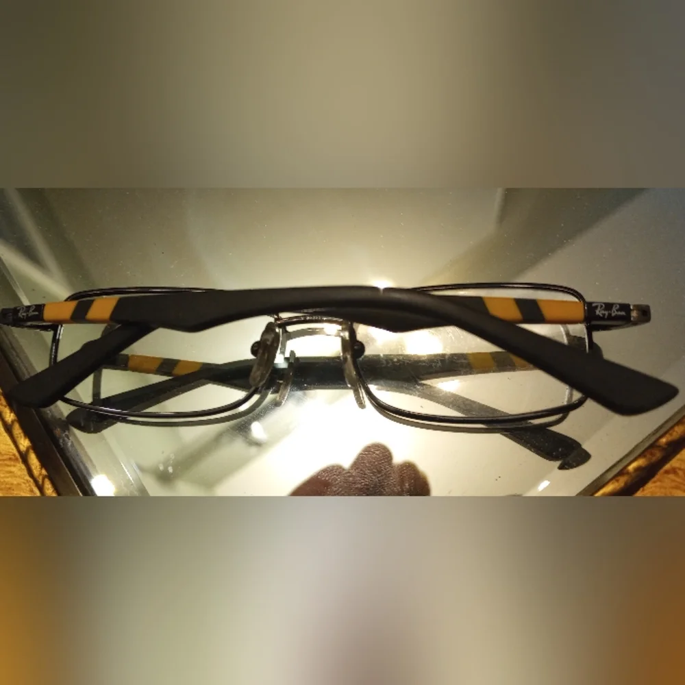 Ray Ban Kids unisex Frames black/ yellow